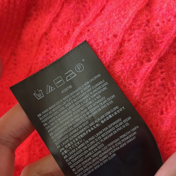 NWOT Volcom Cardigan Beach Sweater Electric Coral Size Medium - Picture 13 of 16